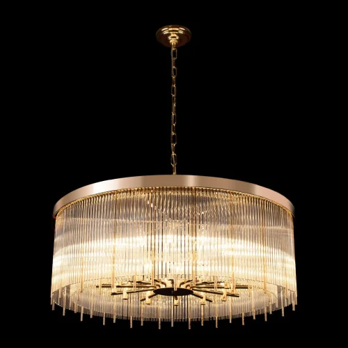 Люстра подвесная хрустальная Montana 10299/800 French gold LOFT IT прозрачная на 12 ламп, основание золотое в стиле современный фото 2