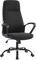 Кресло руководителя Smart Ткань Черный EP Smart F Black Everprof, чёрный/ткань, ножки//, размеры - 1120*1220****