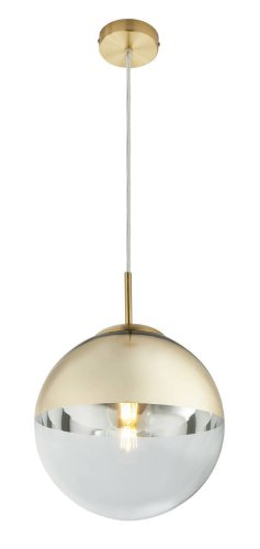 Светильник подвесной Varus 15856 Globo золотой 1 лампа, основание золотое в стиле современный шар