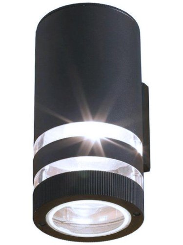 Настенный светильник Sierra 4421-NW Nowodvorski уличный IP54 чёрный 1 лампа, плафон прозрачный в стиле модерн E27
