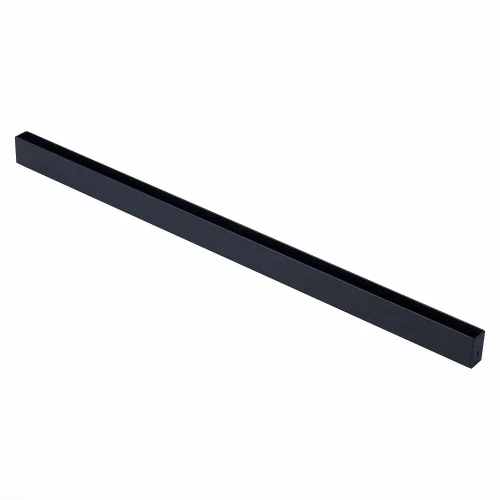 Шинопровод накладной без лицевой заглушки Skyline 220 ST015.419.99 ST-Luce чёрный в стиле хай-тек для светильников серии Skyline 220 шинопровод умное освещение st-luce накладной