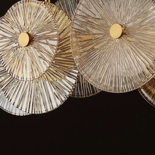 Светильник потолочный AGAPI LONG 203459-23 ImperiumLoft прозрачный на 8 ламп, основание латунь в стиле современный фото 9 Светильник потолочный AGAPI LONG 203459-23 ImperiumLoft прозрачный на 8 ламп, основание латунь в стиле современный фото 9