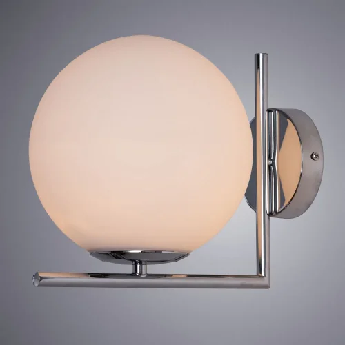 Бра Bolla-Unica A1921AP-1CC Arte Lamp белый на 1 лампу, основание хром в стиле современный фото 2