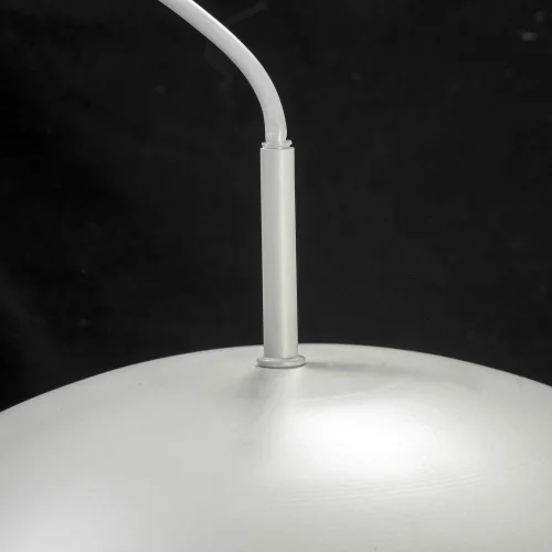Светильник подвесной LSP-8135 Lussole белый зелёный 1 лампа, основание белое в стиле современный  фото 4