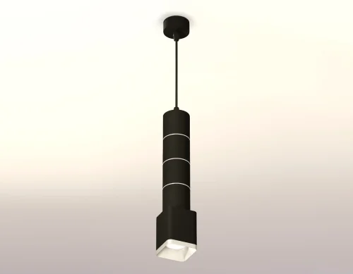 Светильник подвесной Techno spot XP7813001 Ambrella light чёрный 1 лампа, основание чёрное в стиле модерн хай-тек трубочки фото 2