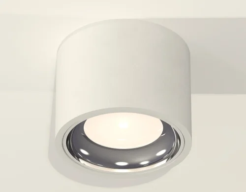 Светильник накладной Techno spot XS7510011 Ambrella light белый 1 лампа, основание белое в стиле современный хай-тек круглый фото 2