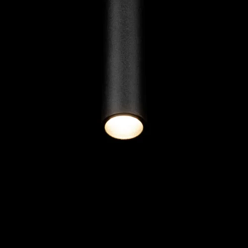 Светильник подвесной LED Metropolis 10334/800 Black LOFT IT чёрный 1 лампа, основание чёрное в стиле современный хай-тек трубочки фото 4