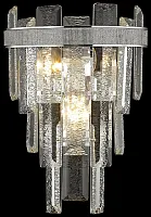 Бра Christel WE115.03.101 Wertmark прозрачный 3 лампы, основание хром в стиле классический 