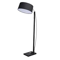 Торшер Эдгар 408042603 DeMarkt чёрный на 3 лампы, основание чёрное в стиле современный 