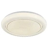 Светильник потолочный LED с пультом Moonlight LSP-8313 Lussole белый 1 лампа, основание белое в стиле хай-тек тарелка с пультом