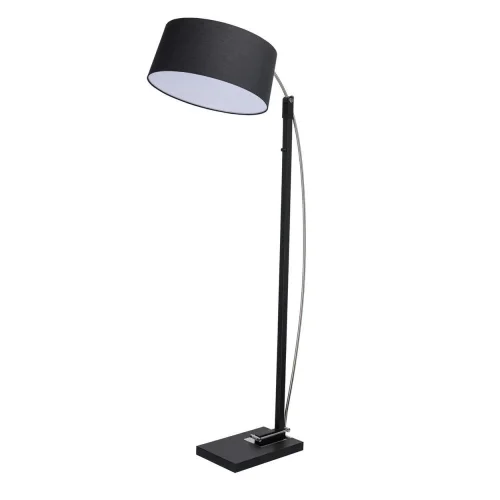 Торшер Эдгар 408042603 DeMarkt чёрный на 3 лампы, основание чёрное в стиле современный 