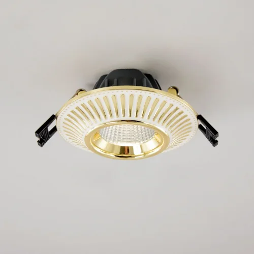 Светильник точечный LED Дзета CLD042NW2 Citilux белый 1 лампа, основание белое в стиле классический современный  фото 2
