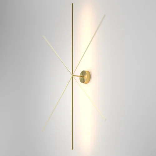 Бра LED Elegant C084WL-L18BS2.7K Maytoni латунь на 1 лампу, основание латунь в стиле современный хай-тек отражённый свет фото 5
