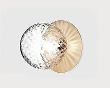 Светильник потолочный Covey V2056-P Moderli прозрачный 1 лампа, основание латунь в стиле модерн 