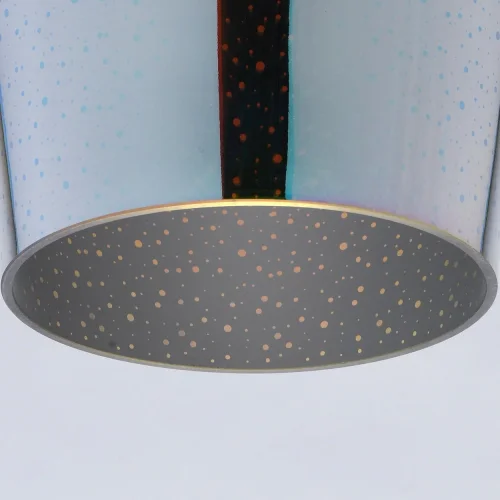 Светильник подвесной Фьюжн 392018701 MW-Light хром разноцветный 1 лампа, основание хром в стиле модерн  фото 7