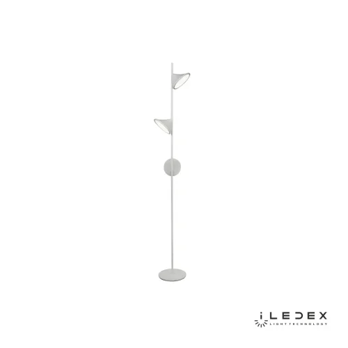 Торшер LED Syzygy F010230 WH iLedex  белый 1 лампа, основание белое в стиле современный хай-тек
