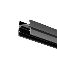 Профиль 2м накладной Elasity IP O-TR001-P-B2M Maytoni чёрный в стиле для светильников серии Elasity IP шинопровод elasity ip уличная