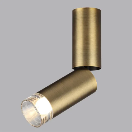 Светильник накладной LED Ligo 7134/8CL Odeon Light бронзовый на 1 лампу, основание бронзовое в стиле современный хай-тек трубочки фото 4