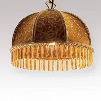 Светильник подвесной Базель CL407115 Citilux коричневый 1 лампа, основание жёлтое бронзовое в стиле кантри 