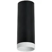 Светильник накладной Rullo R4873436 Lightstar чёрный 1 лампа, основание чёрное в стиле хай-тек современный круглый