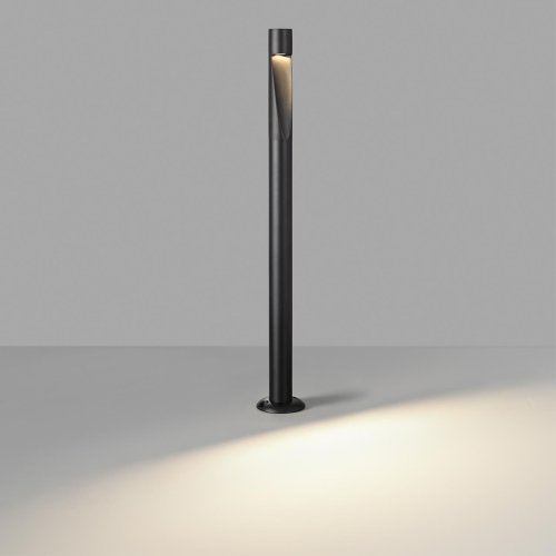 Парковый светильник ЛЕД Frankie 7206/5GLA Odeon Light уличный IP65 чёрный на 1 лампу, плафон чёрный в стиле хай-тек ЛЕД фото 4 Парковый светильник ЛЕД Frankie 7206/5GLA Odeon Light уличный IP65 чёрный на 1 лампу, плафон чёрный в стиле хай-тек ЛЕД фото 4