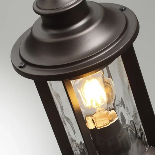 Парковый светильник Mavret 4961/1A Odeon Light уличный IP44 коричневый 1 лампа, плафон прозрачный в стиле классический E27 фото 5