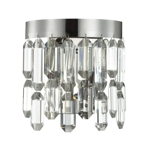 Бра Dakisa 4985/2W Odeon Light прозрачный на 2 лампы, основание хром в стиле современный 