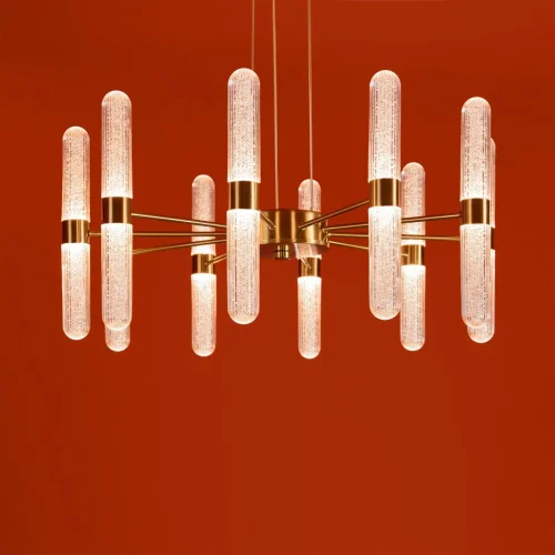 Светильник подвесной LED Alias FR2050PL-L50BS Freya прозрачный на 20 ламп, основание латунь в стиле классический фото 6 Светильник подвесной LED Alias FR2050PL-L50BS Freya прозрачный на 20 ламп, основание латунь в стиле классический фото 6