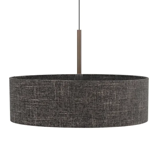 Светильник подвесной Santana L 11660-NW Nowodvorski чёрный на 1 лампу, основание коричневое в стиле лофт фото 4