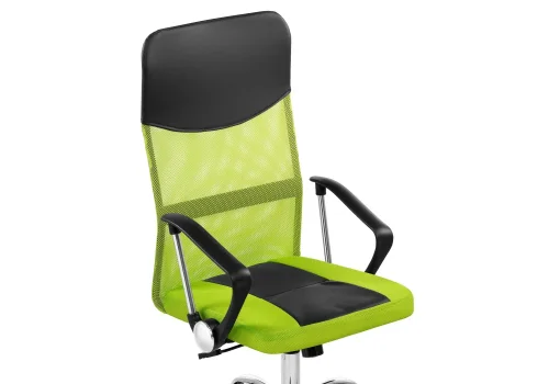 Компьютерное кресло Arano 1 green 15793 Woodville, зелёный/сетка искусственная кожа, ножки/металл/хром, размеры - *1190***660*600 фото 6