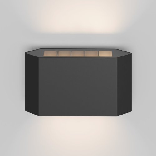 Настенный светильник LED Pull O412WL-L8GF3K Maytoni уличный IP54 графит 1 лампа, плафон графит в стиле хай-тек современный LED фото 5