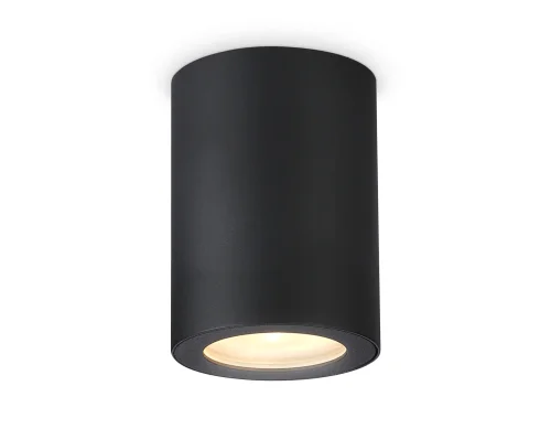 Светильник накладной TN22799 Ambrella light чёрный 1 лампа, основание чёрное в стиле хай-тек современный круглый