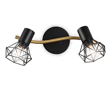 Спот с 2 лампами TR8656 Ambrella light чёрный E14 в стиле лофт 