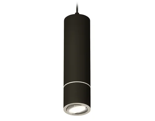 Светильник подвесной Techno spot XP7402040 Ambrella light чёрный 1 лампа, основание чёрное в стиле хай-тек современный трубочки