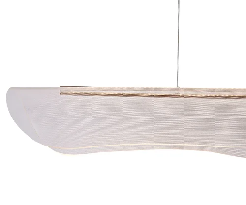 Светильник подвесной LED Майра 08020-120P,20 Kink Light прозрачный на 1 лампу, основание прозрачное в стиле хай-тек современный линейный фото 2