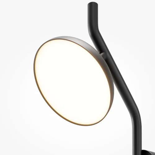 Бра с выключателем LED в розетку MOD451WL-L8B3K Vita Maytoni чёрный на 1 лампу, основание чёрное в стиле современный хай-тек для чтения в розетку фото 6