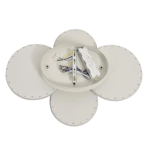 Люстра потолочная LED с пультом Alis Smart 8380/95CL Lumion белая на 1 лампу, основание белое в стиле современный хай-тек сири яндекс алиса с пультом фото 7 Люстра потолочная LED с пультом Alis Smart 8380/95CL Lumion белая на 1 лампу, основание белое в стиле современный хай-тек сири яндекс алиса с пультом фото 7