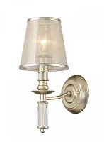 Бра Ksenia FR2539WL-01G Freya бежевый 1 лампа, основание матовое золото в стиле классический 