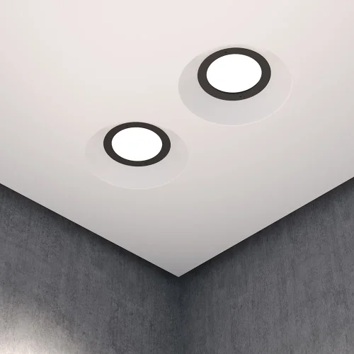 Светильник точечный Intro 2.0 DL136-GU10-W Maytoni белый на 1 лампу, основание белое в стиле современный круглый фото 12