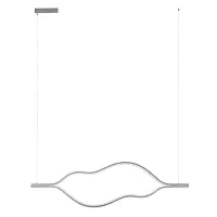 Светильник подвесной LED Tape Light 10403/1000 SN LOFT IT никель на 1 лампу, основание никель в стиле современный минимализм 