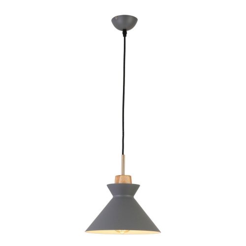 Светильник подвесной 1106/1S Escada серый 1 лампа, основание серое в стиле современный 