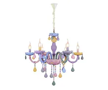 Люстра подвесная Астрид 074175-6 Kink Light без плафона на 6 ламп, основание разноцветное в стиле современный Люстра подвесная Астрид 074175-6 Kink Light без плафона на 6 ламп, основание разноцветное в стиле современный