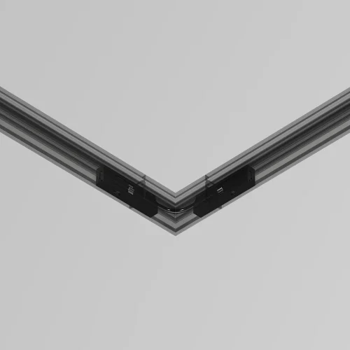 Коннектор питания угловой 7.5см Magnetic track system Levity TRA184CPC-1B-7.5 Maytoni чёрный в стиле хай-тек современный для светильников серии Magnetic track system Levity levity магнитная фото 4