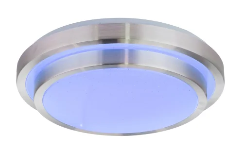 Светильник потолочный LED с пультом Ina Ii 41738-60RGB Globo белый серебряный 1 лампа, основание белое в стиле современный с пультом фото 4