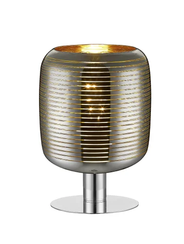 Настольная лампа Eryn 70583/01/11 Lucide золотая хром 1 лампа, основание хром металл в стиле современный  фото 2