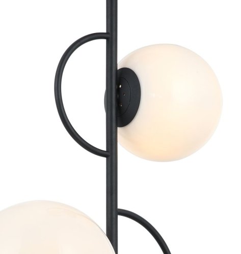 Светильник подвесной Vine 2138/02/02P Stilfort белый 2 лампы, основание чёрное в стиле современный шар фото 4