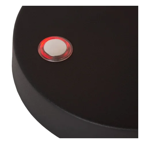 Настольная лампа офисная LED Tipik 36622/03/30 Lucide чёрная на 1 лампу, основание чёрное металл в стиле современный фото 6