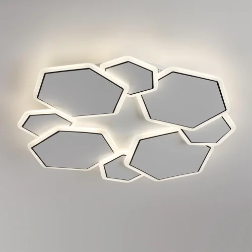 Светильник потолочный LED Bridge 8012/75CL Lumion белый на 1 лампу, основание белое в стиле минимализм фото 7