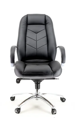 Кресло руководителя Drift Lux LB Экокожа Черный EC-331-2 PU LB Black Everprof, чёрный/экокожа, ножки//, размеры - 1140*1220***630* фото 2