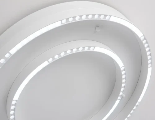 Светильник потолочный LED FL5821 Ambrella light белый 1 лампа, основание белое в стиле современный хай-тек  фото 6